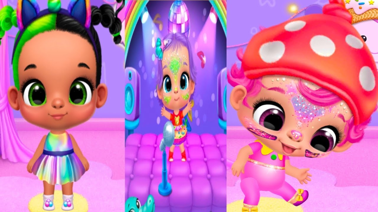GiGGLE BABIES Toddler care morning routine dressings up 💝💖 makeup 💄 🚿 breshing 🪥 teeth plz 🤩