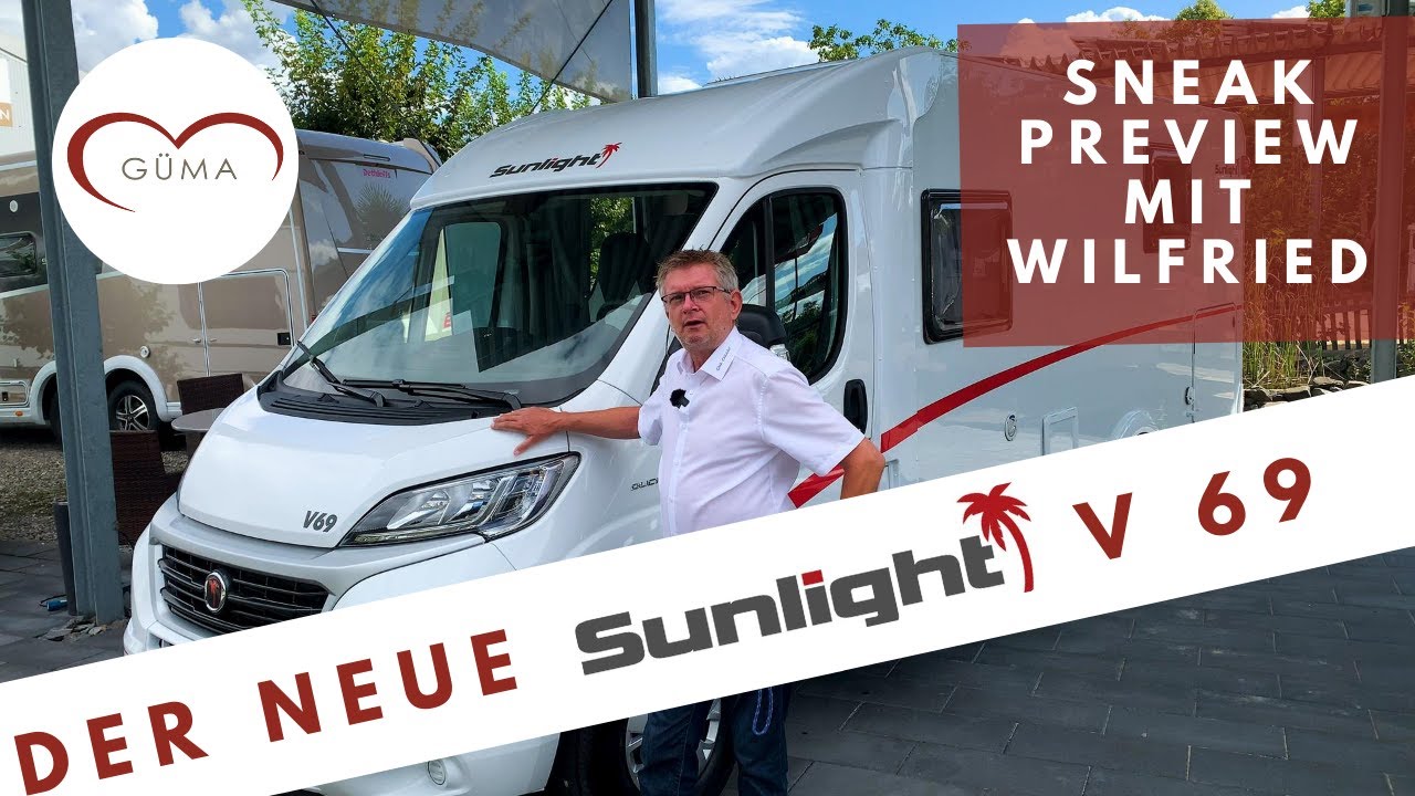 🔥Der neue Sunlight V69 2021 | 2,14m Breite mit Queensbett | Wohnmobil 2021 Neuheiten | Güma TV