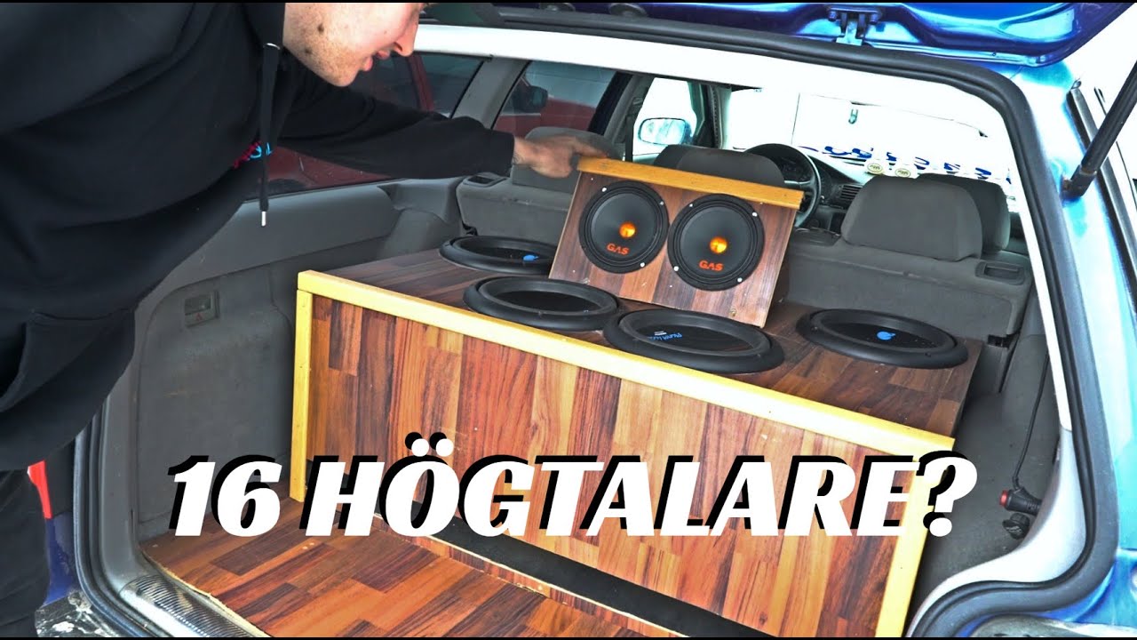 Gurra visar sitt ljudbygge i Passaten