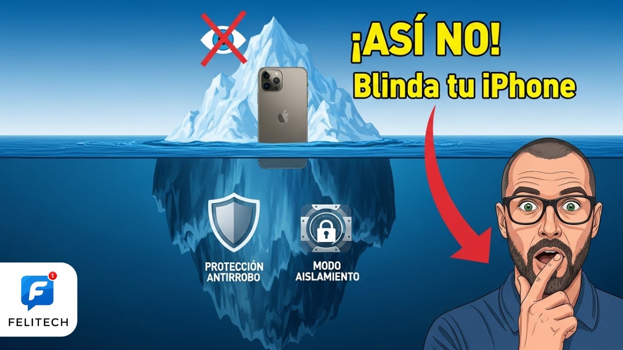 Tu iPhone NO es Seguro (Incluso con Face ID). 5 Niveles de Blindaje.