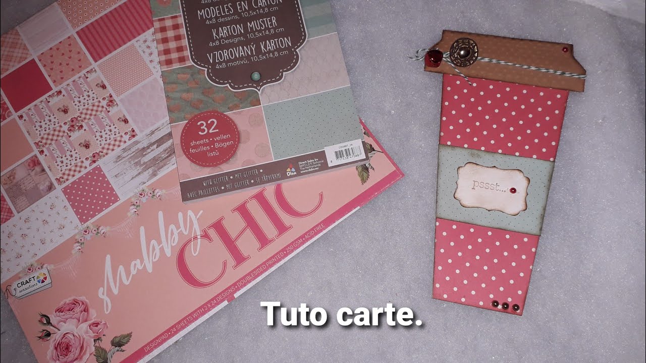 Tuto carte /youtube hop de Décembre/faire une carte aux couleurs de Noël sans être de Noël.