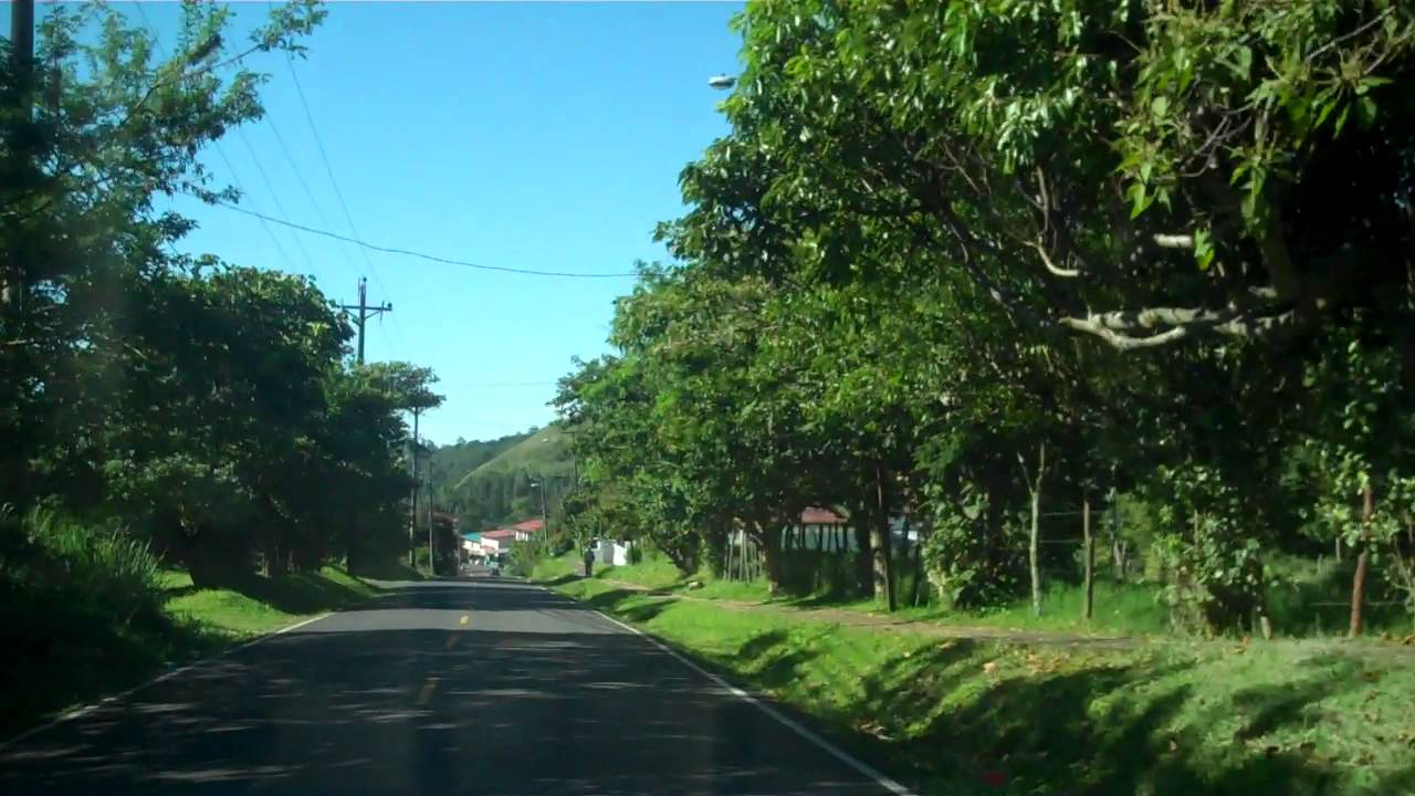 Narrated drive through Boquete Panama