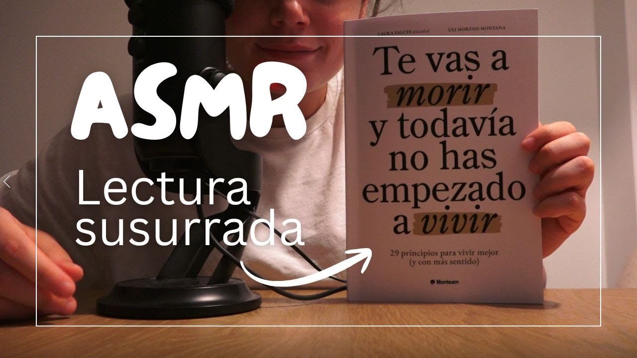ASMR | Lectura susurrada 📚 29 principios para vivir mejor (y con más sentido)