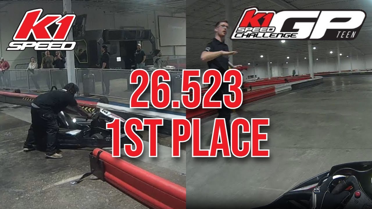 1ST PLACE | 26.523 | Nashville TN | K1 Speed Teen League | 2026: 1st Place