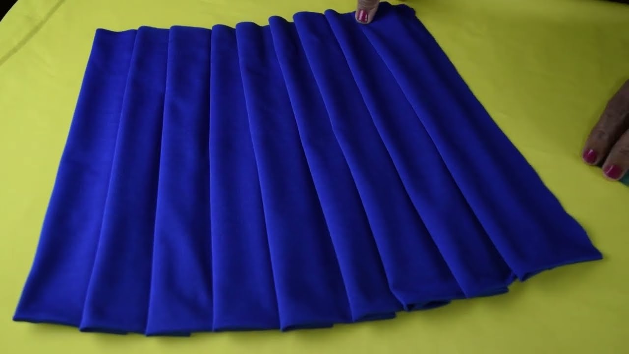 Como hacer Falda Plisada fácil fácil