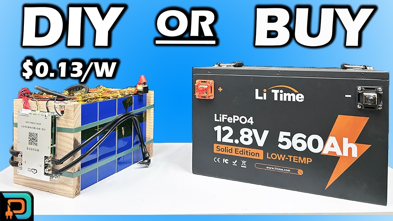 SAVE $$$ - Build Your Own 12V Home solar battery backup!