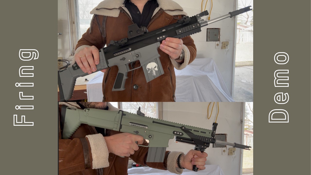 ScarT Mk17 Foam Dart Blaster - Firing Demo