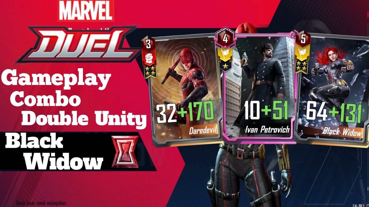 Marvel Duel | Combo Double Unity Black Widow 