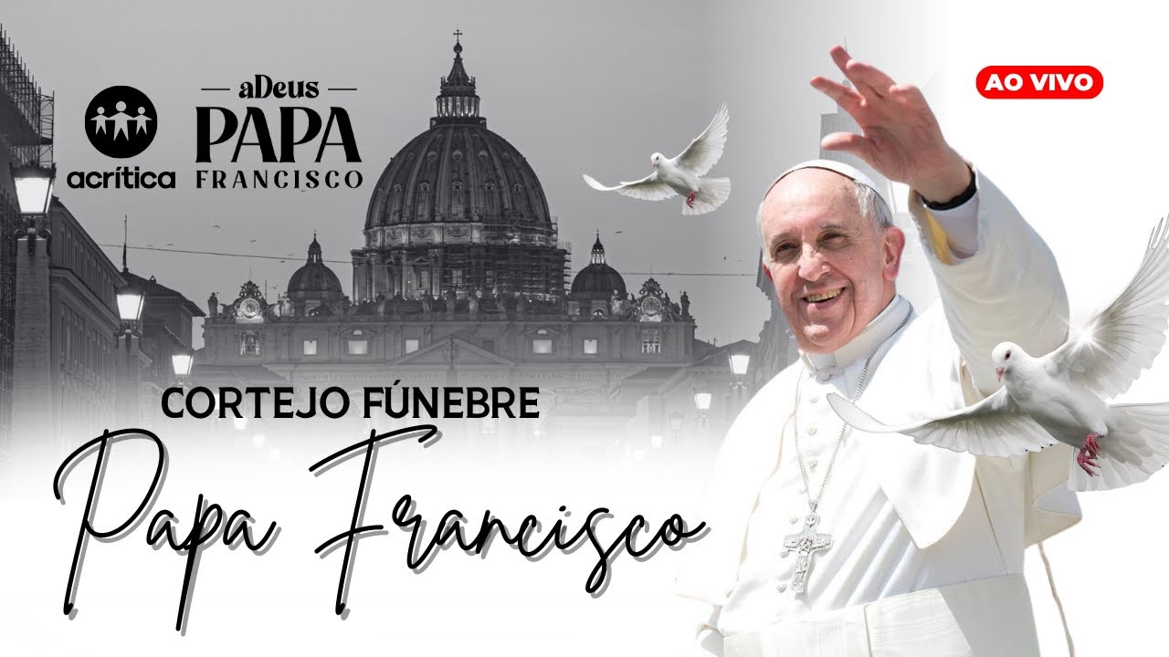 EXCLUSIVO | CORTEJO F&Uacute;NEBRE DO PAPA FRANCISCO | A CR&Iacute;TICA | AO VIVO