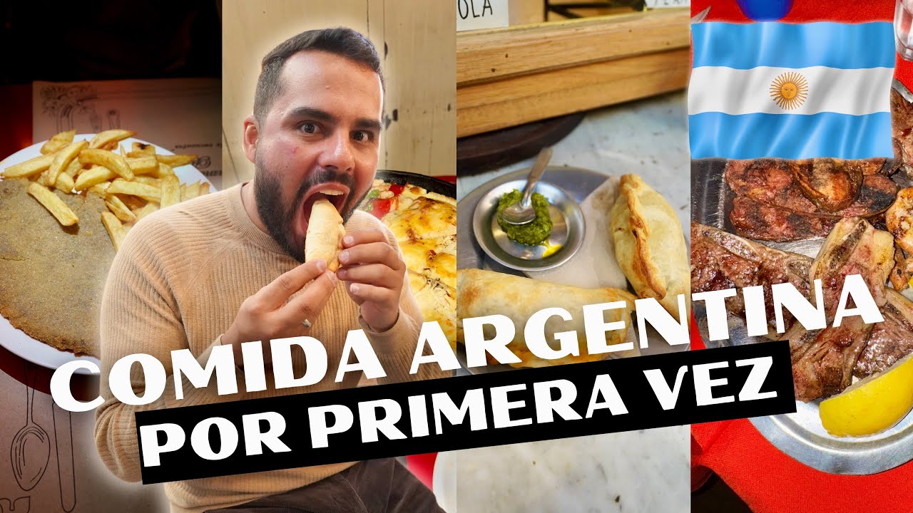 PROBANDO LA COMIDA ARGENTINA POR PRIMERA VEZ 🇦🇷| QUEDAMOS SORPRENDIDOS 😳