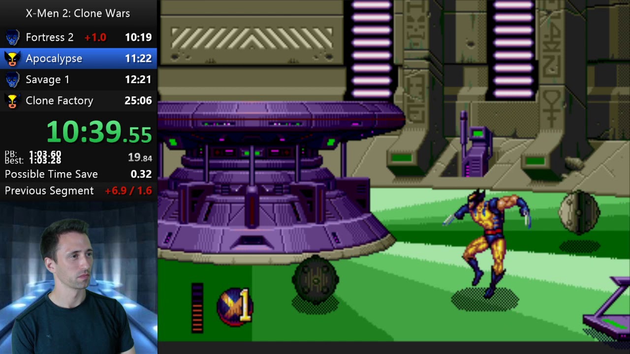 X-Men 2: Clone Wars - Former World Record Speedrun (Oct 27, 2019) - 24:48
