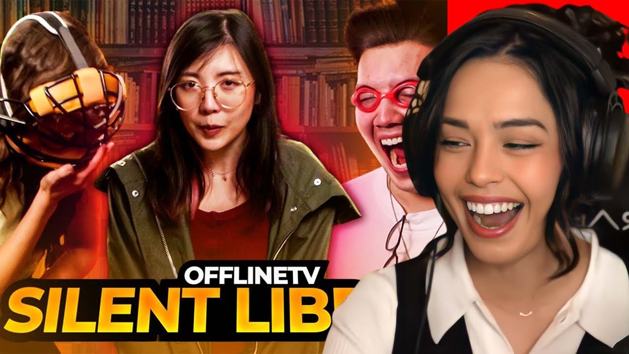 Valkyrae Reacts to OFFLINETV SILENT LIBRARY
