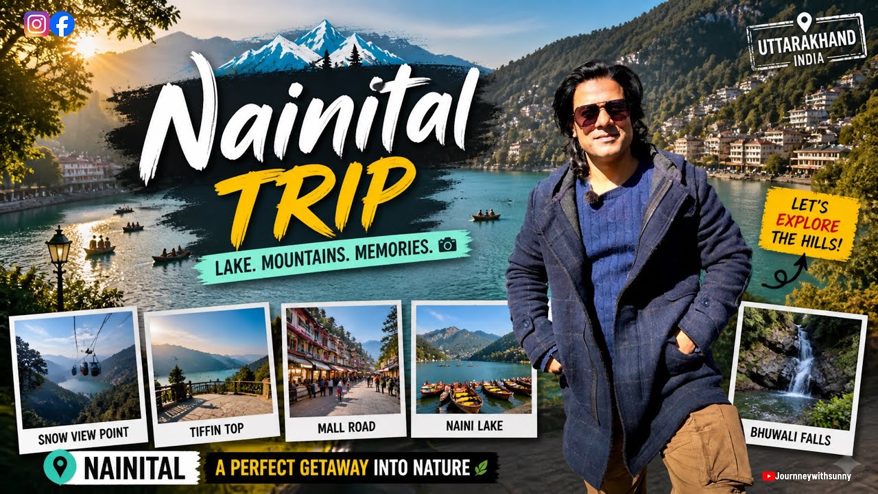 Nainital Trip Vlog 🌄 | Lakes, Mall Road & Hidden Views,#dailyvlog ,#nainital ,#nature ,#travel 