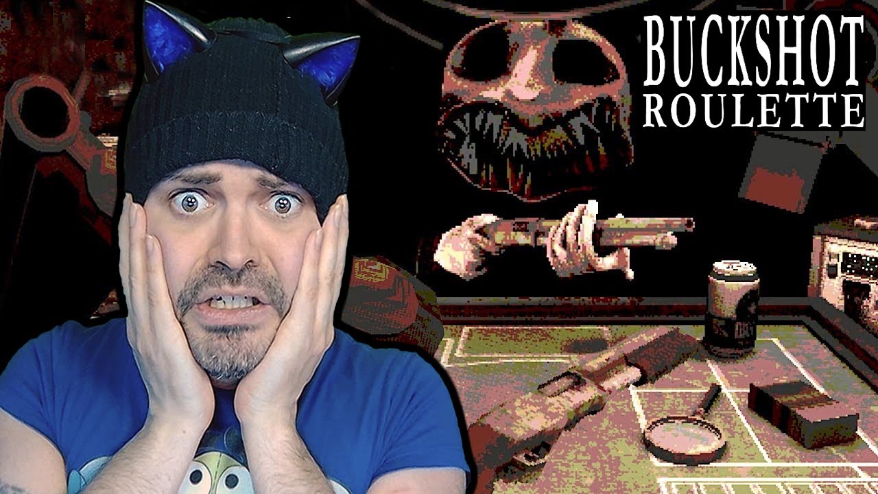 RUSSIAN ROULETTE WITH A PSYCHO! | Buckshot Roulette | Indie Game ALL ENDINGS