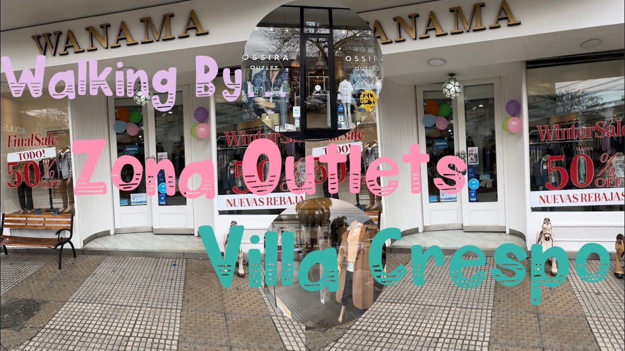 VILLA CRESPO - OUTLETS - BUENOS AIRES  - 4K ARGENTINA
