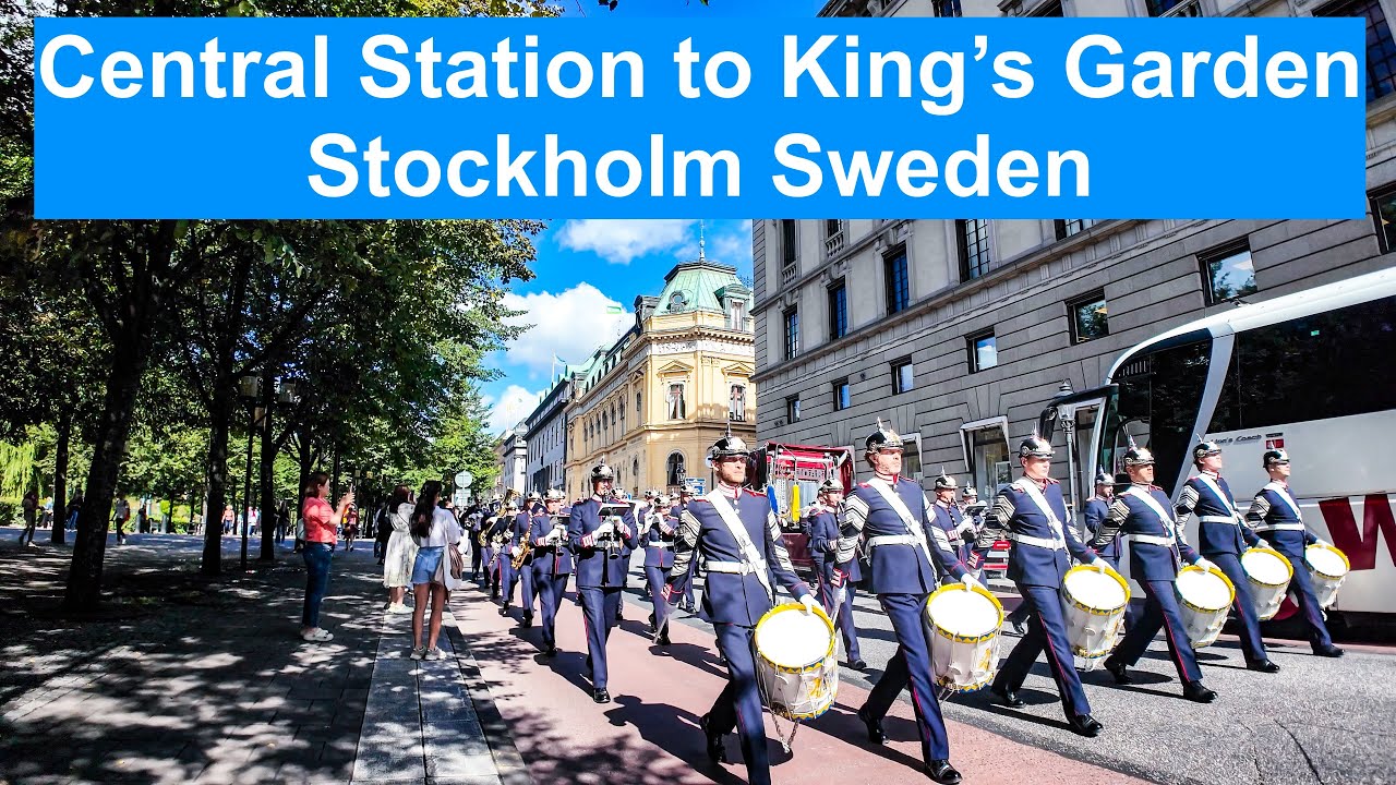 Central Station to King's Garden Stockholm Sweden ASMR Walk 2024 #sweden #travel #summer