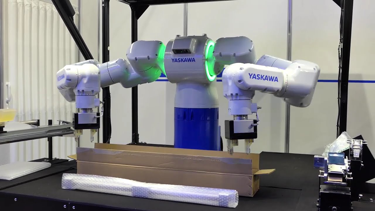 安川電機 MOTOMAN NEXTによる自律梱包デモ #irex2025