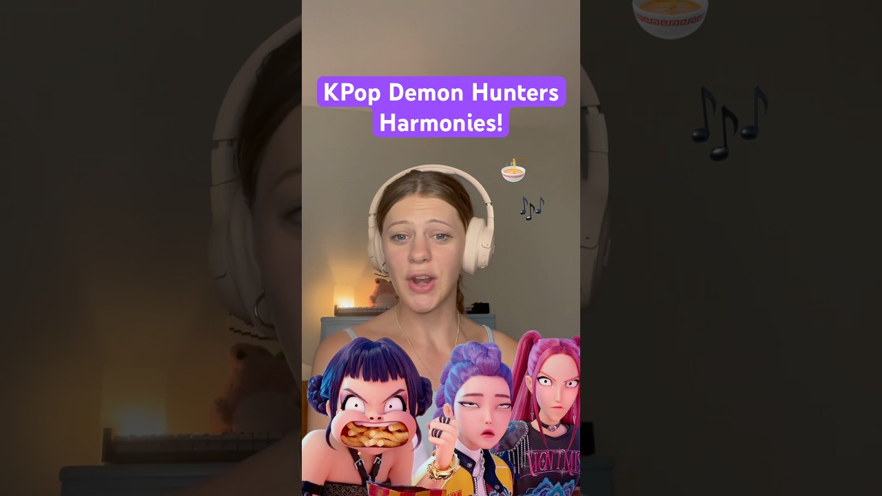 Гармонии K-pop Demon Hunters для: @WaffwlWolf! 🩵💜 #kpdh