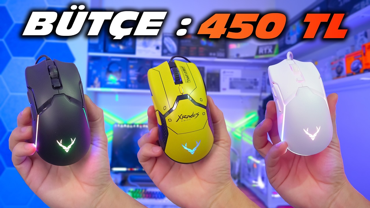 FİYATI İLE RAKİPSİZ 500 TL ALTI MOUSE ÖNERİSİ / Xrades XR07 - XR01 VİPER Oyuncu Mouse