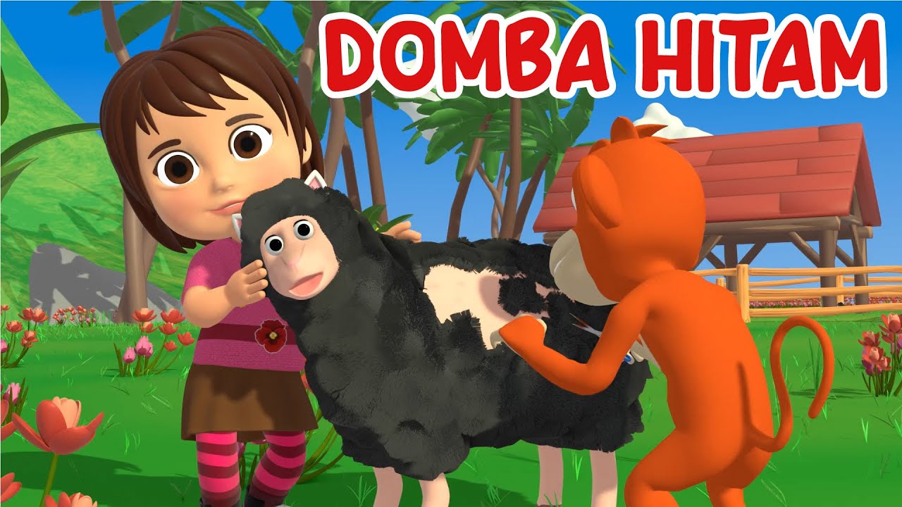 Domba Hitam ❤️💚❤️ Baa Baa Black Sheep Bahasa Indonesia