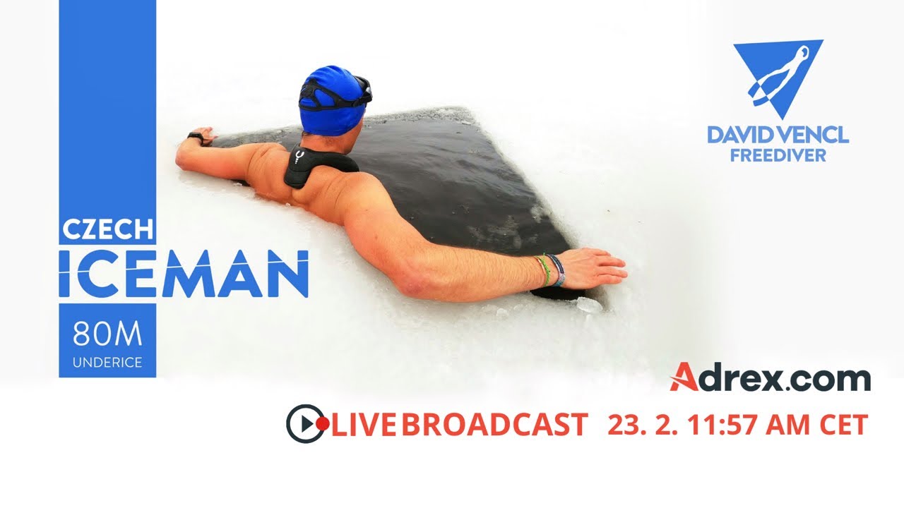 Czech Iceman: 80m Under Ice World Record
