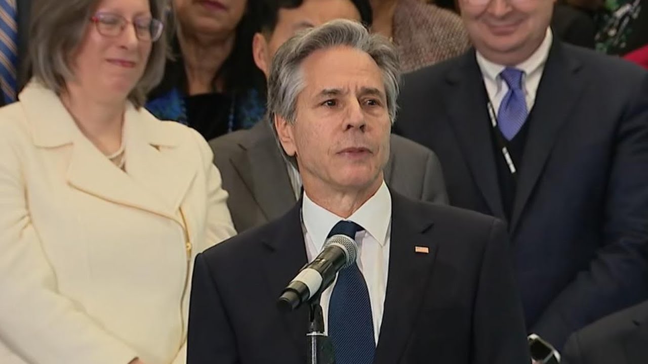 LIVE: Secretary of State Blinken delivers farewell remarks