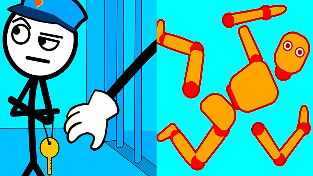 Thief Puzzle vs Ragdoll Break ⭐🟦🟩⭐️ Hard Levels Challenge Walkthrough Gameplay Ep07