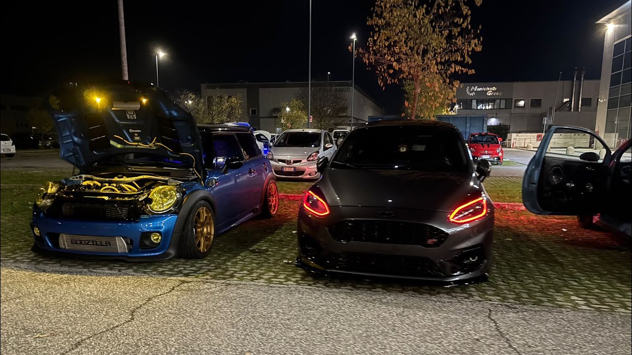 Italy Night Car Meet | Modified Cars, Sound Systems & Street Racing