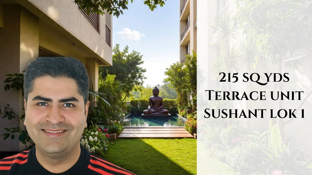 Sushant Lok 1's Most Peaceful Terrace Unit – 215 Sq Yds Luxury Living at an Unbelievable Price 