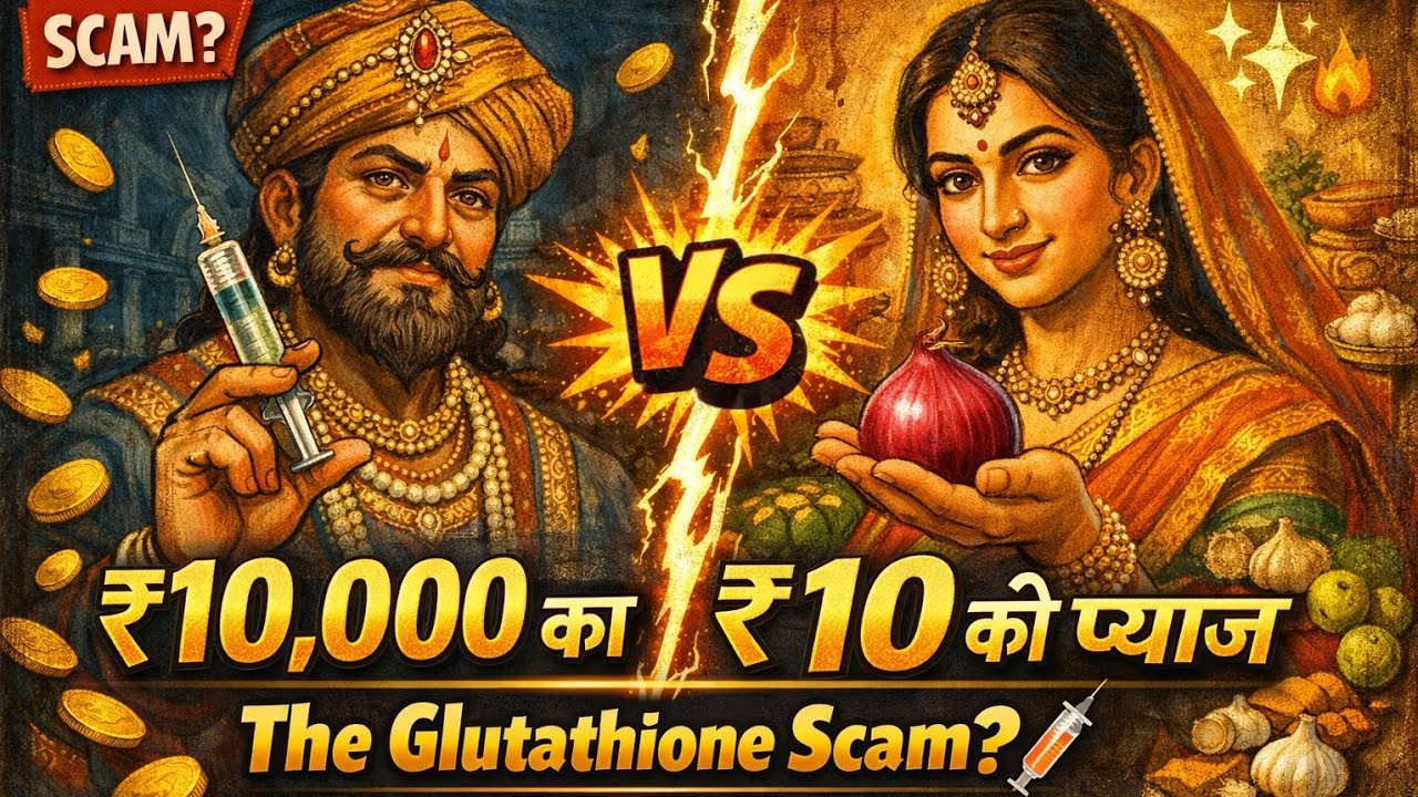 10,000 का इंजेक्शन Vs ₹10 की जड़ी-बूटी: आपका शरीर खुद 'Glutathione' कैसे बनाएगा? ✨
