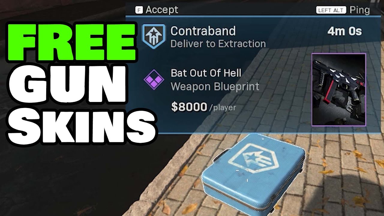 Warzone Contraband Contracts Explained | FREE Gun Blueprints and Skins