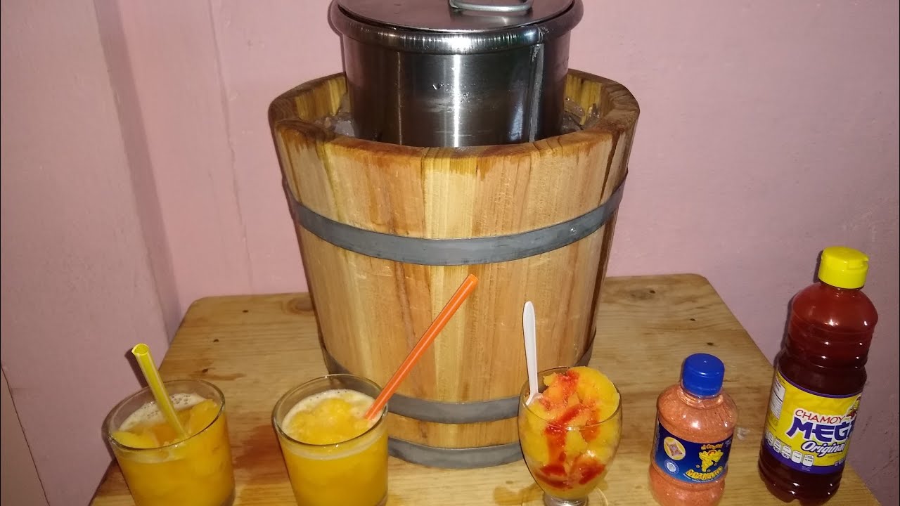 COMO HACER  NIEVE DE SABOR NARANJA ARTESANAL  FACIL Y MUY RICO