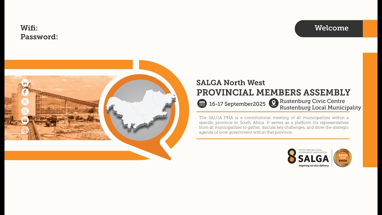 SALGA Provincial Members Assembly - North West