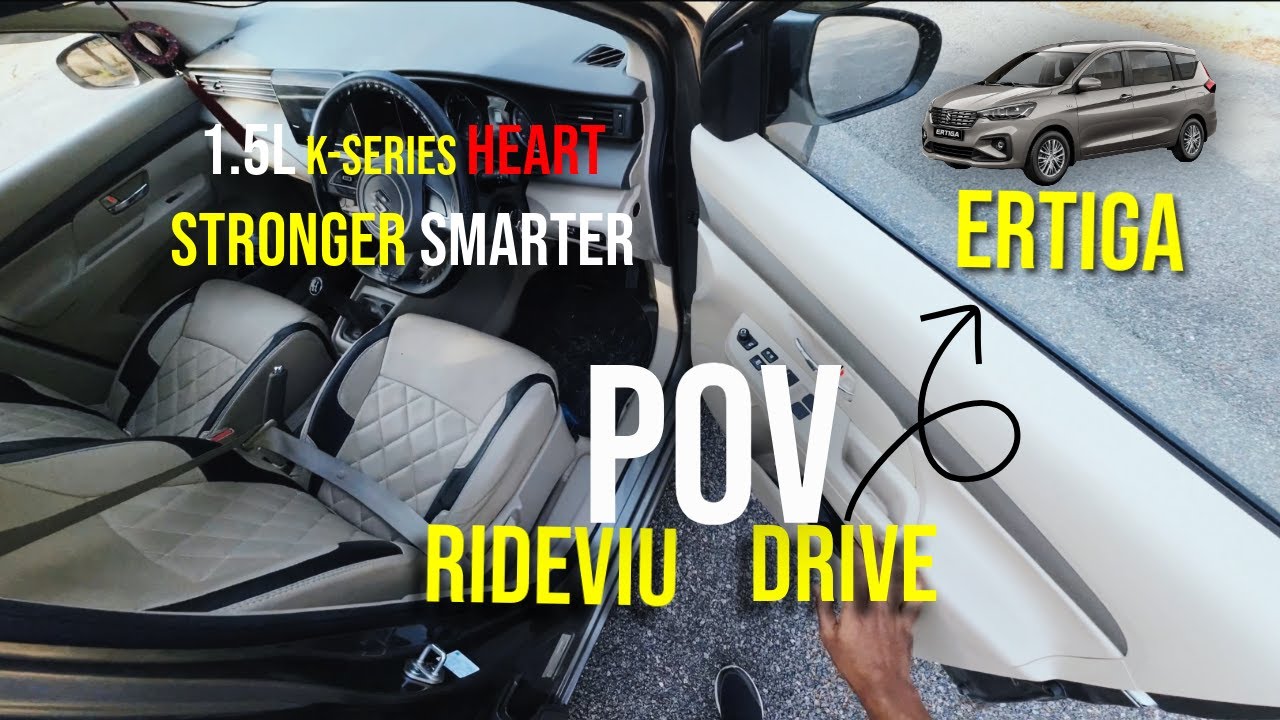 Thrilling 2025 Ertiga POV Drive in India | 101BHP 1.5L Petrol | ASMR Review