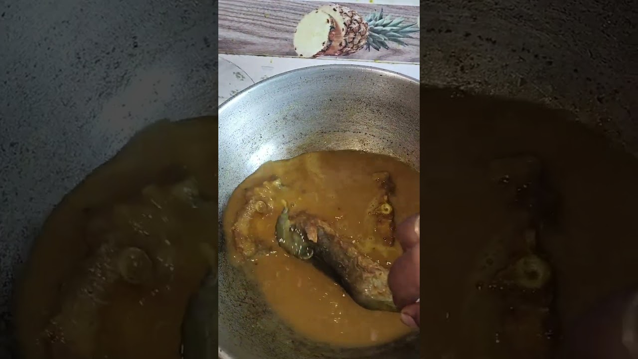 আড় মাছের পেঁয়াজ ঝাল ।