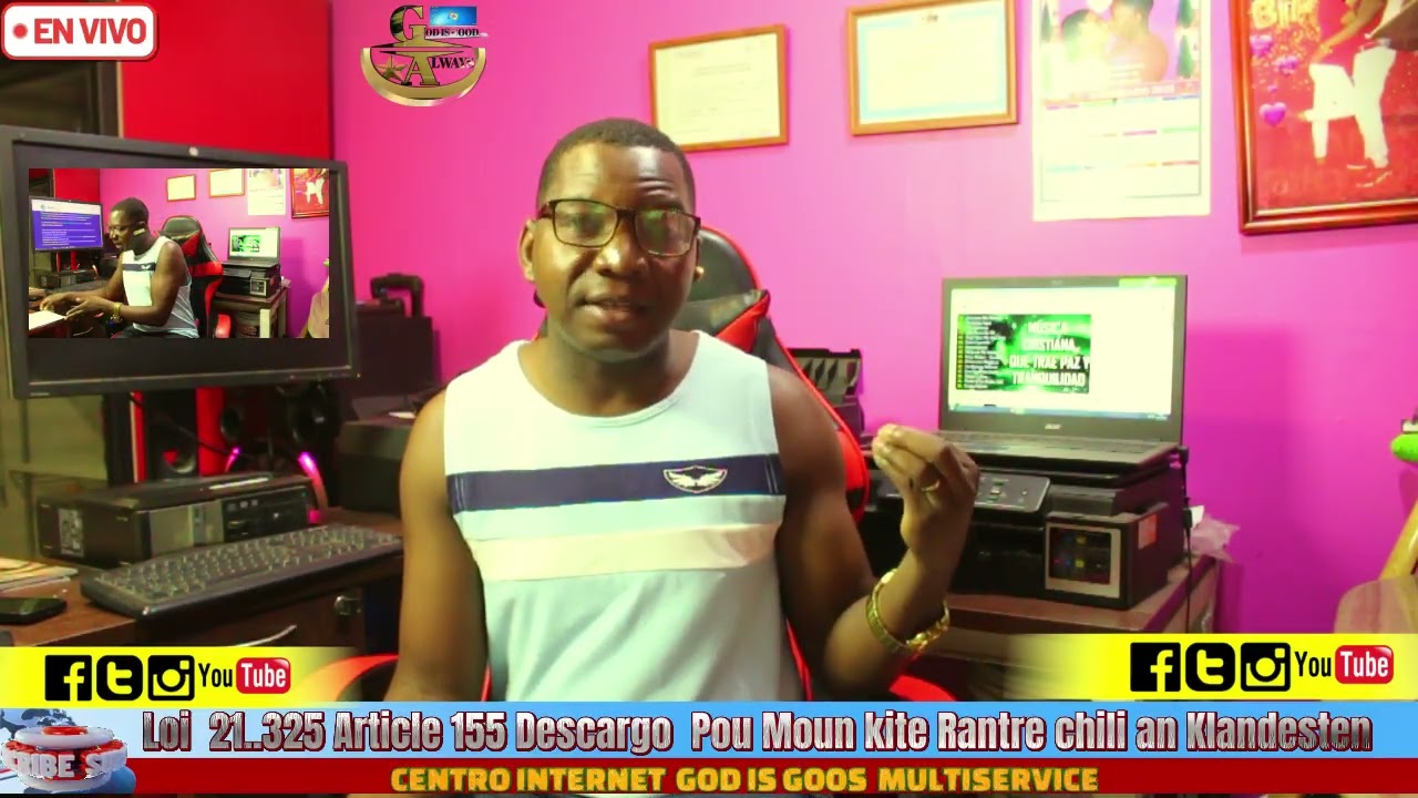 TOUT MOUN KITE RANTRE CHILI ILEGAL PRAL JWENN  YON REPONS . RETE NAN VIDEO SA POU PLIS DETAY.