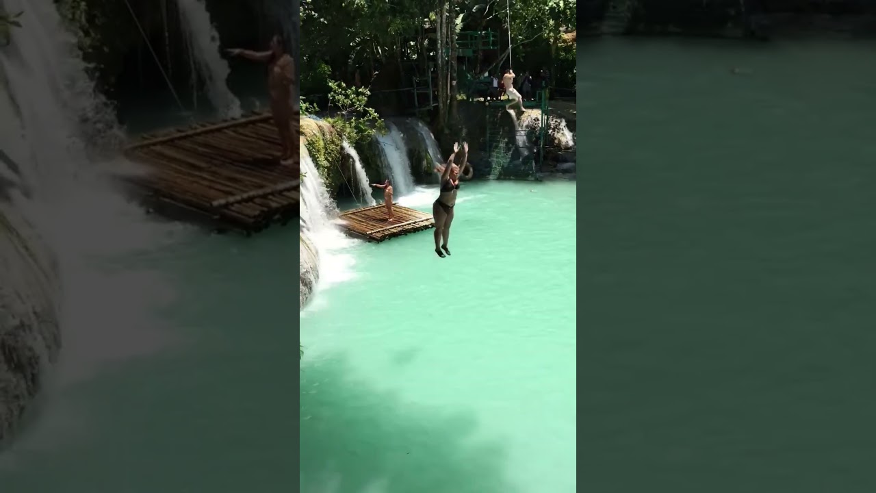 quick swing mam #fypシ゚viral #adventure #waterfalls #viralreels #nature