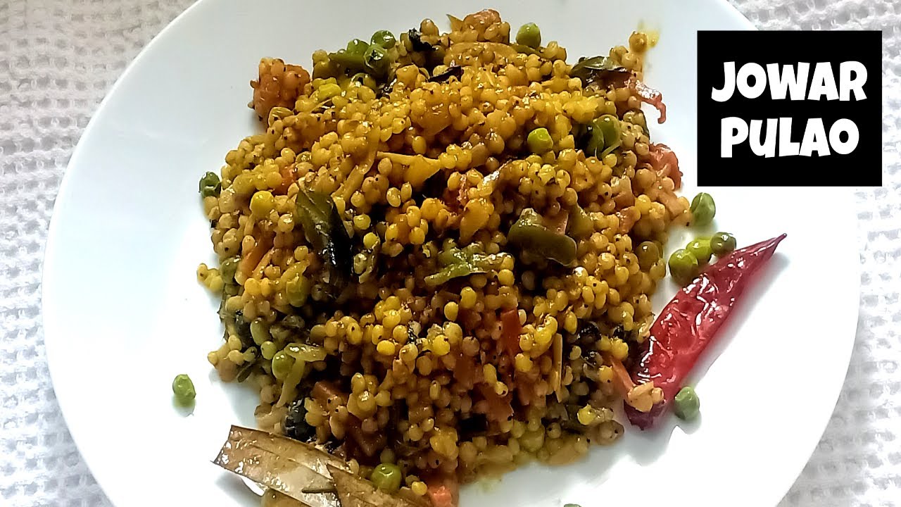 Jowar Pulao Recipe | Millet Pulao | Sorghum Pulao | Millet Recipes