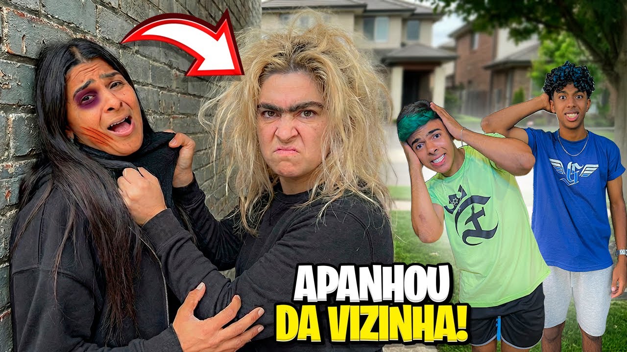 UMA VIZINHA BIZARRA BATEU NA NOSSA MÃE!!! QUEM SERÁ ESSA VIZINHA?