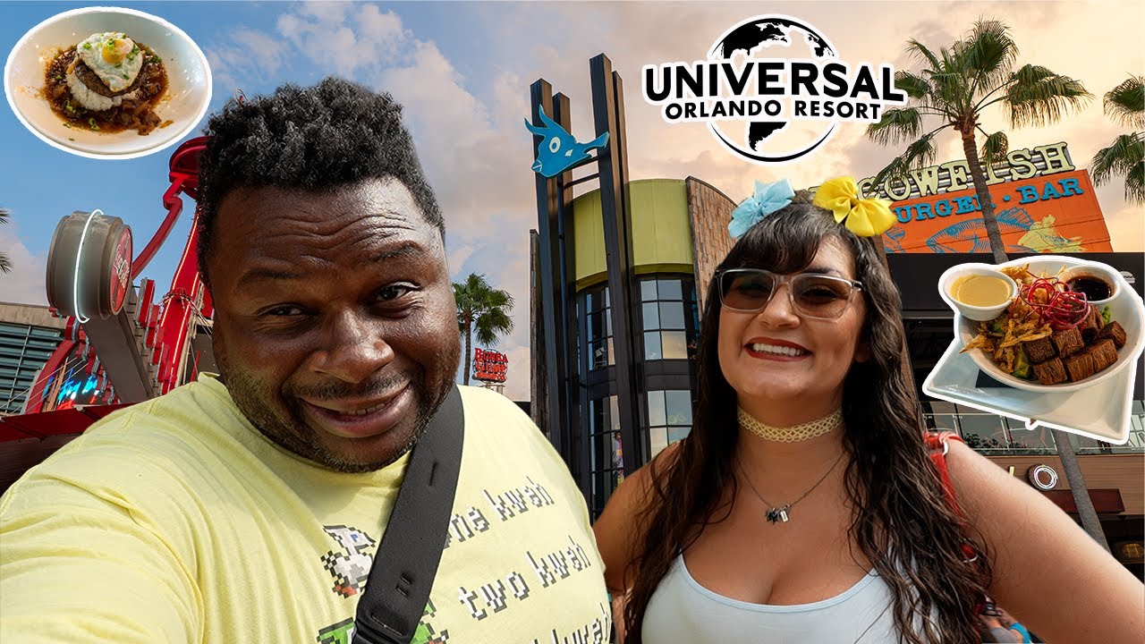 Cowfish Sushi Burger Bar DINNER 🐄🐟 Universal CityWalk Orlando food review