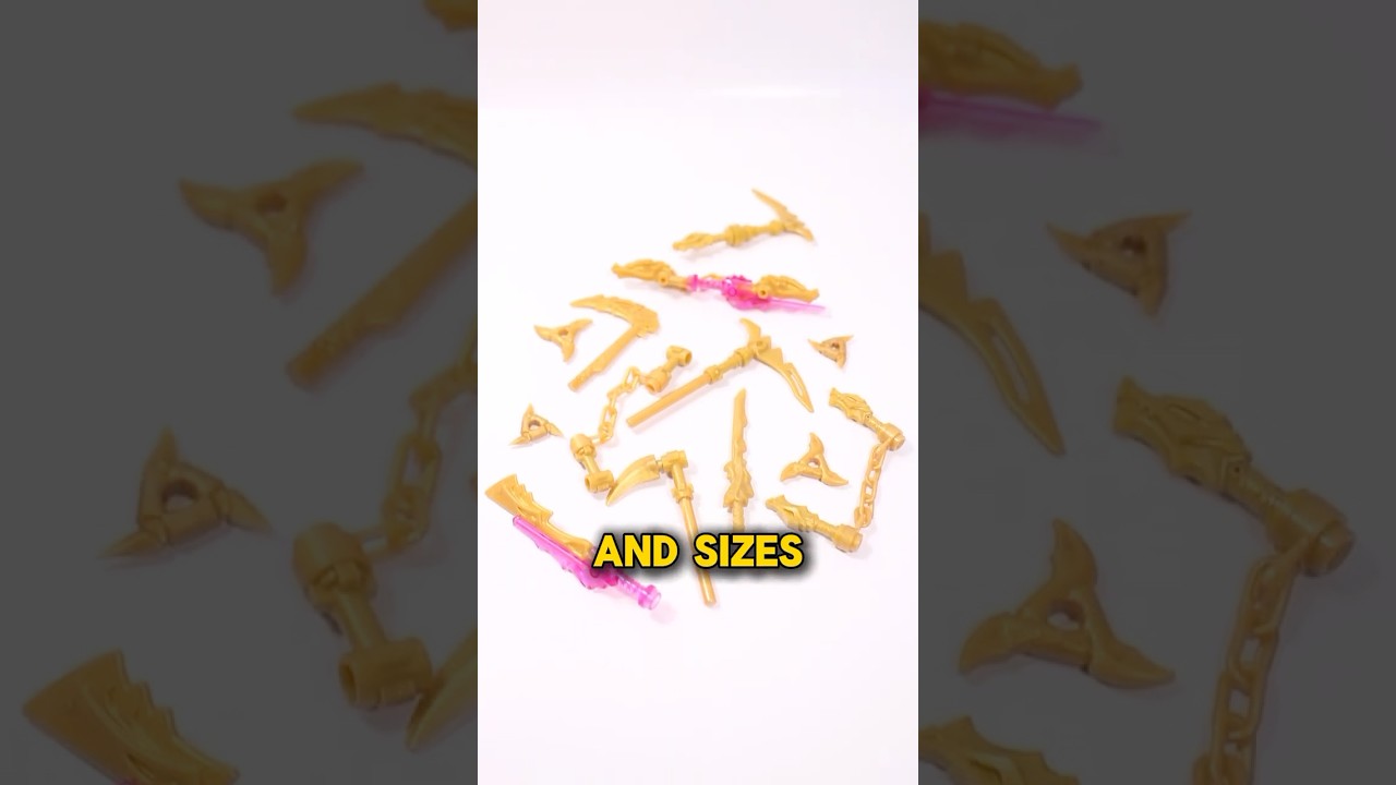 Golden Weapon Variants #ninjago