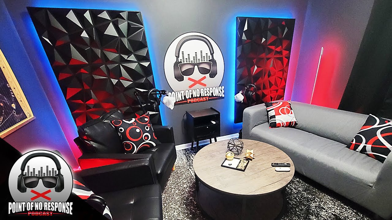 How to Build 3D Wall Panels with LEDS for a Podcast Studio - CHEAP and EASY