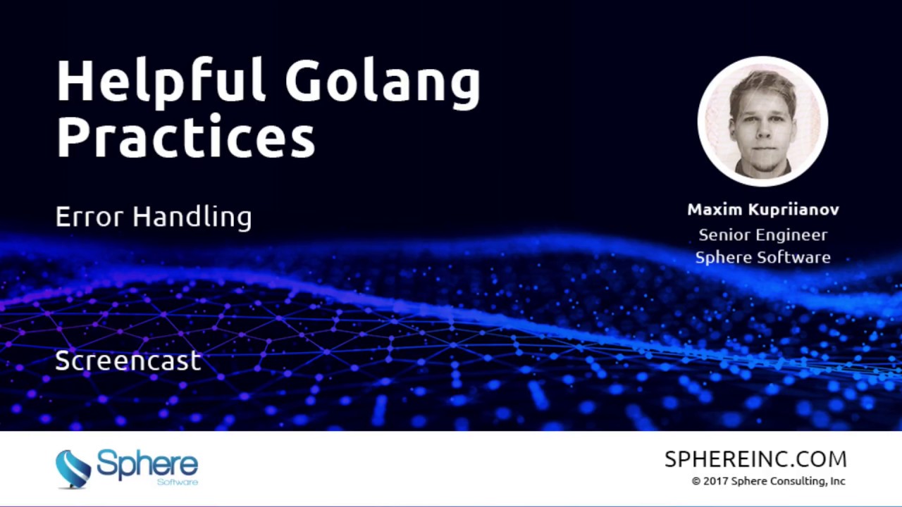 Helpful Golang Practices: Error Handling