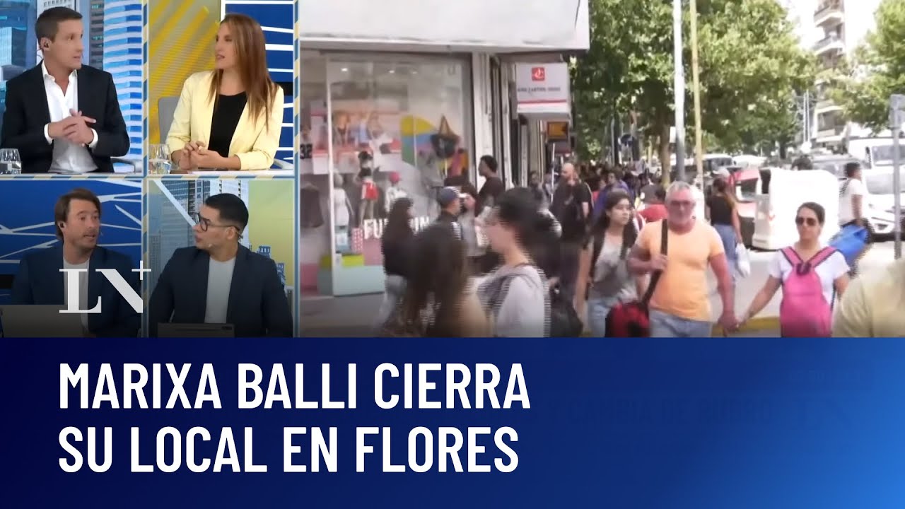 Marixa Balli cierra su local en Flores y cambia de rubro; crisis en la industria textil