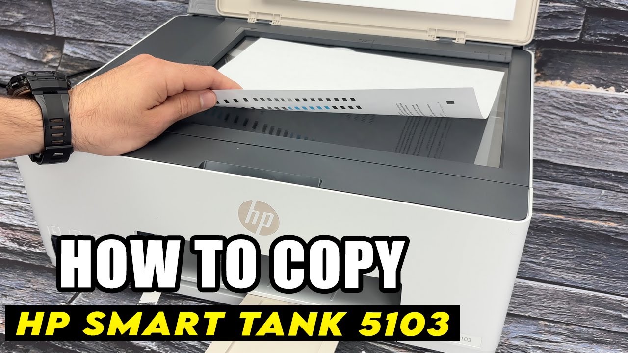 HP Smart Tank 5103: как сделать копию