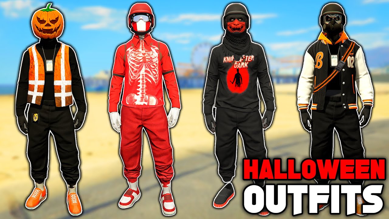How To Get Multiple Modded GTA 5 Halloween Outfits No Transfer Glitch!