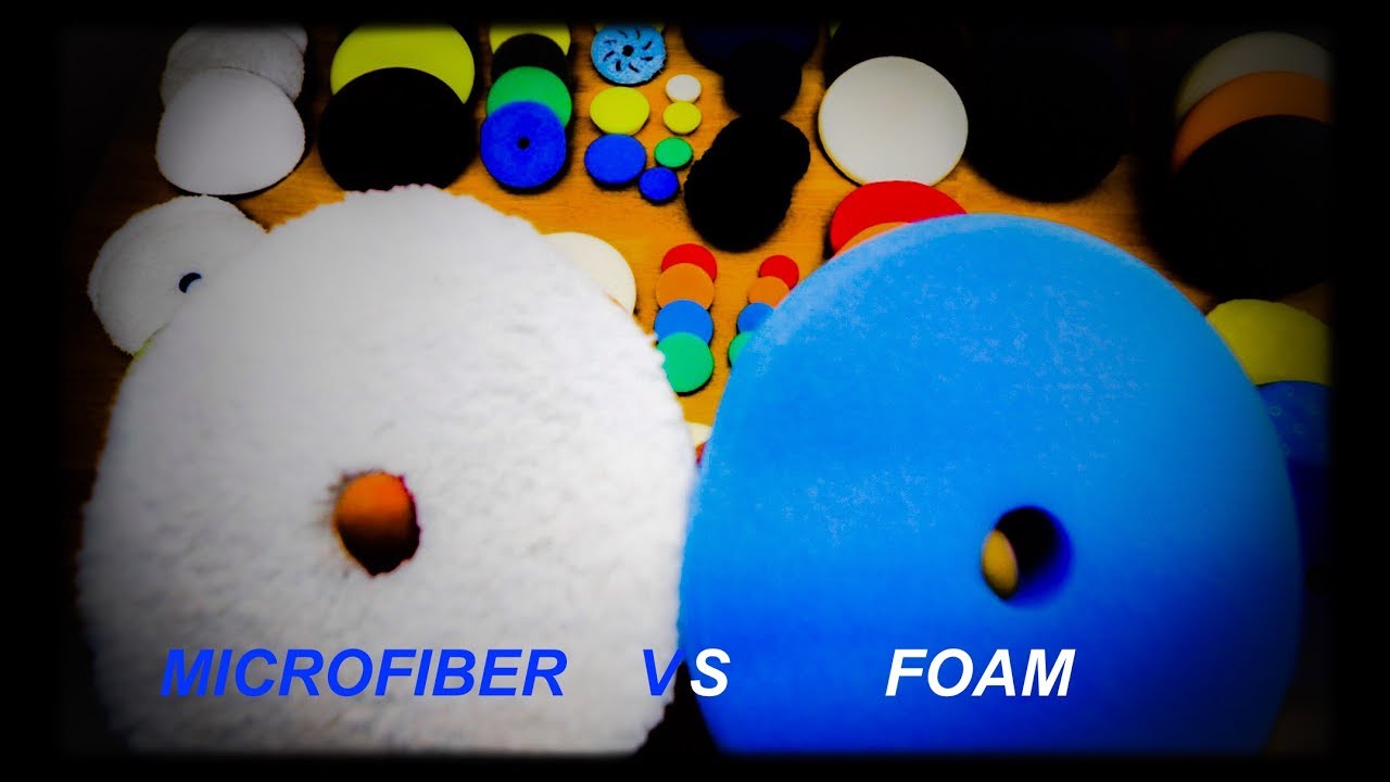 MICROFIBRE VS FOAM PADS, REVIEW OF MACHINE POLISHING PADS