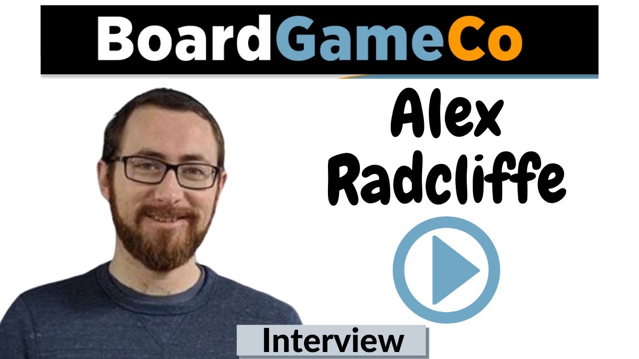 Meepleville Meets  -  BoardGameCo Creator, Alexander Radcliffe.