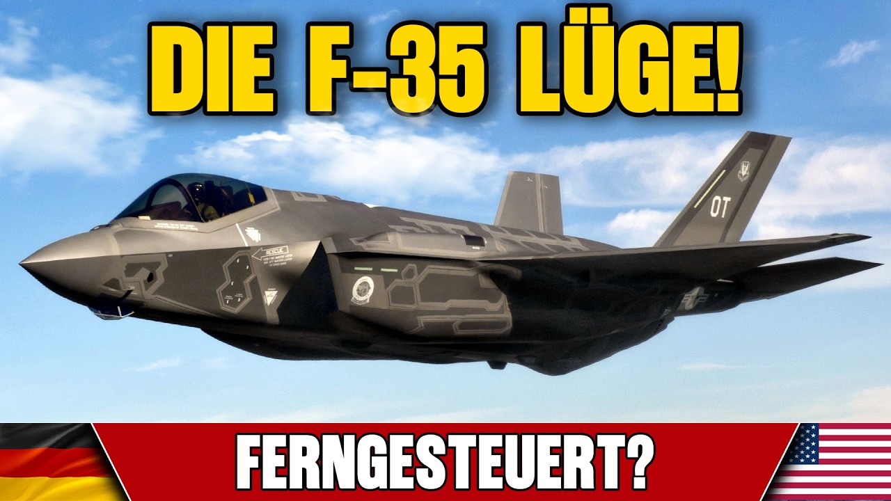 USA BLAMIERT: Warum die F-35 in Wahrheit viel schwächer ist als der deutsche Eurofighter!