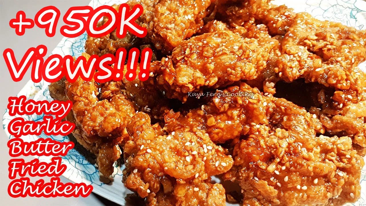 KFC STYLE HONEY GARLIC BUTTER FRIED CHICKEN!!!